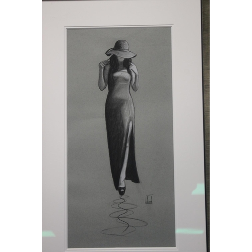 27 - RICHARD BLUNT FRAMED ORIGINAL SKETCH 