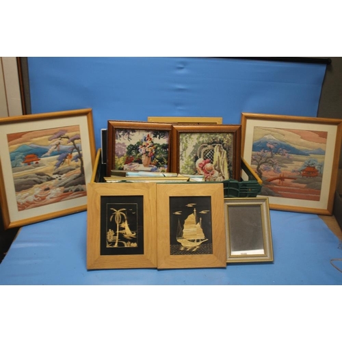 50 - A SELECTION OF PICTURES AND FRAMES