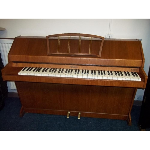 771 - AN 85 KEY TEAK EAVESTAFF MINI PIANO