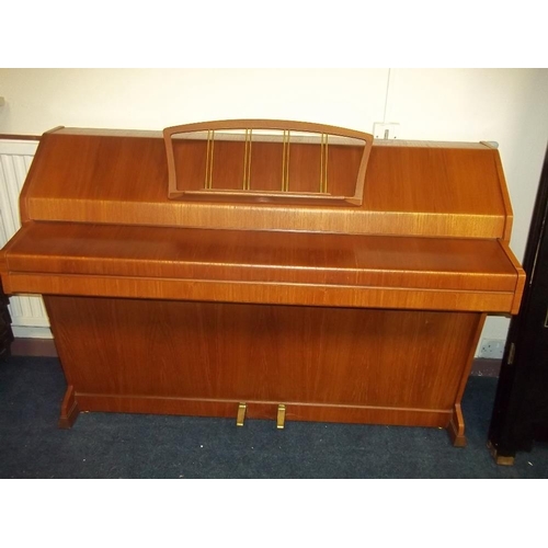 771 - AN 85 KEY TEAK EAVESTAFF MINI PIANO