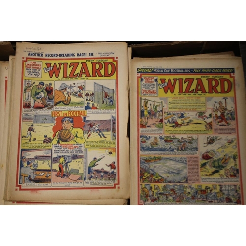 104 - WIZARD' COMIC 1944 - 1974,  approx. 970 issues in total, not a full run, some duplicates, various co... 