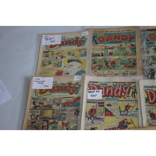 107 - THE BEANO' AND 'THE DANDY' COMICS ETC. to include 'The Dandy' #39, 1938, #240 1943, #333 1946, #1518... 