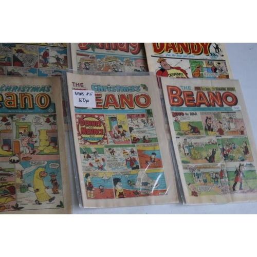 107 - THE BEANO' AND 'THE DANDY' COMICS ETC. to include 'The Dandy' #39, 1938, #240 1943, #333 1946, #1518... 