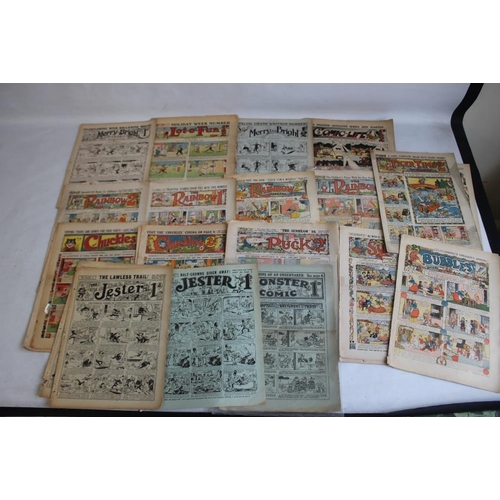 108 - EARLY 20TH CENTURY COMICS to include 'Comic Life' #616 1910, 'Merry and Bright' #135 1913 and #402 1... 