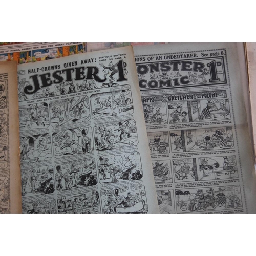 108 - EARLY 20TH CENTURY COMICS to include 'Comic Life' #616 1910, 'Merry and Bright' #135 1913 and #402 1... 