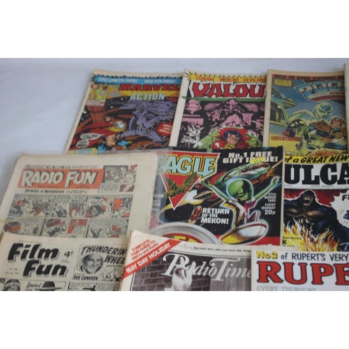 115 - A SMALL QUANTITY OF MISCELLANEOUS COMICS to include 'Vulcan' #1 September 1975 A/F, '2000AD featurin... 