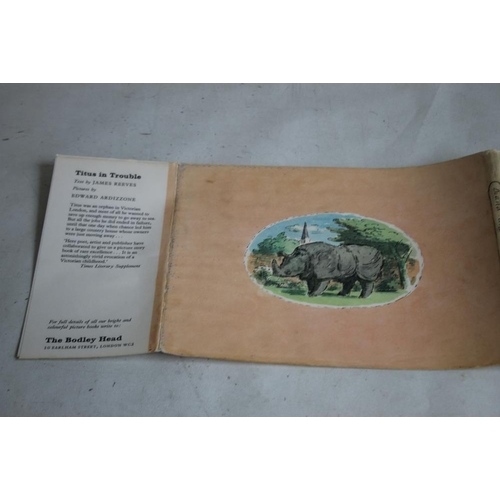 116 - EDWARD ARDIZZONE - 'DIANA AND HER RHINOCEROS', first edition The Bodley Head, 1964 with two dustjack... 