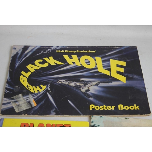 121 - WALT DISNEY PRODUCTIONS' BLACK HOLE POSTER BOOK 1979 together with 'UFOs The Startling Facts' and 'S... 