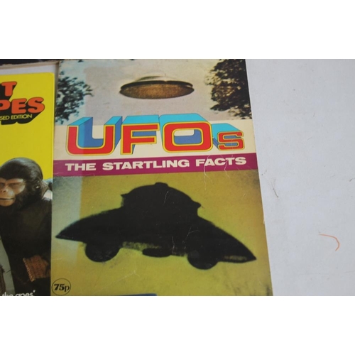 121 - WALT DISNEY PRODUCTIONS' BLACK HOLE POSTER BOOK 1979 together with 'UFOs The Startling Facts' and 'S... 