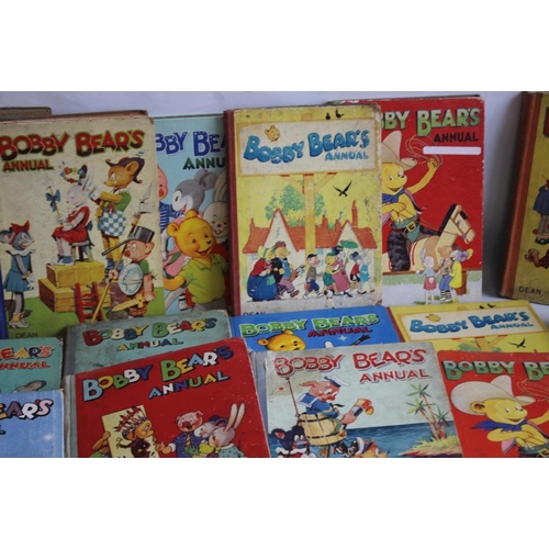 127 - A COLLECTION OF 1930s, 1940S AND 1950S CHILDREN'S ANNUALS to include 'Bobby Bear's Annual' (23), 'Ti... 