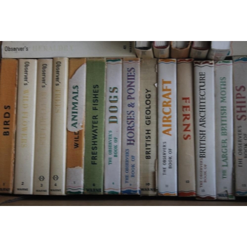 137 - A BOX OF OBSERVER'S BOOKS to include No 83 'Devon & Cornwall' and No 85 'Herbs'  (36)