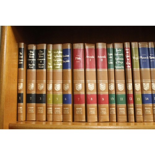 140 - GREAT BOOKS OF THE WESTERN WORLD, 55 volume set published by Encyclopaedia Britannica 1988/89