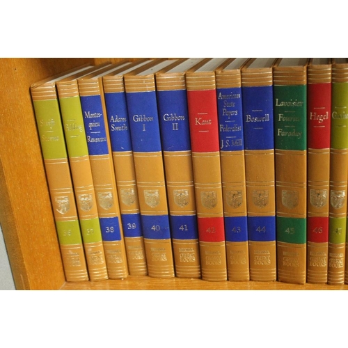 140 - GREAT BOOKS OF THE WESTERN WORLD, 55 volume set published by Encyclopaedia Britannica 1988/89