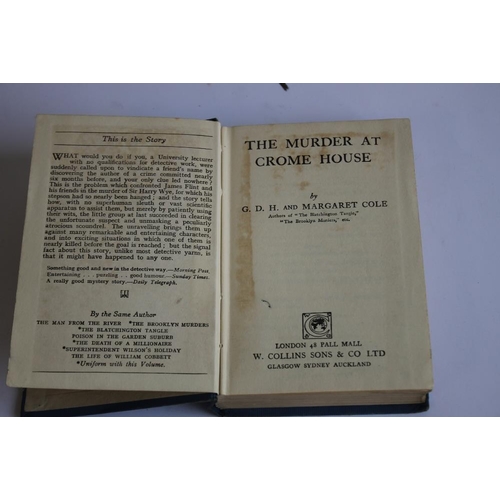 148 - VINTAGE CRIME NOVELS AND TWO WILD WEST to include Lynn Brock - 'The Slip-Carriage Mystery', W. Colli... 