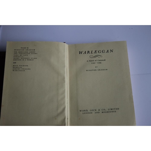 161 - WINSTON GRAHAM - 'WARLEGGAN A Novel of Cornwall 1792-1793', first edition published by Ward Lock & C... 