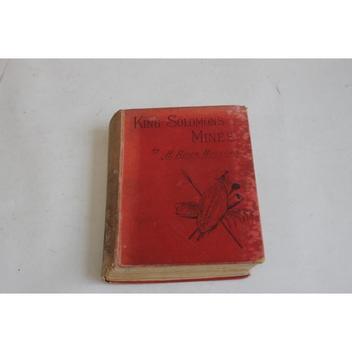 163 - H. RIDER HAGGARD - 'KING SOLOMON'S MINES' published by Cassell & Company 1885, first edition, probab... 