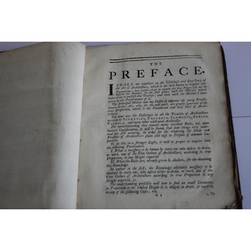 168 - WILLIAM SALMON - 'PALLADIO LONDINENSIS or The London Art of Building. In Three Parts.', the second e... 