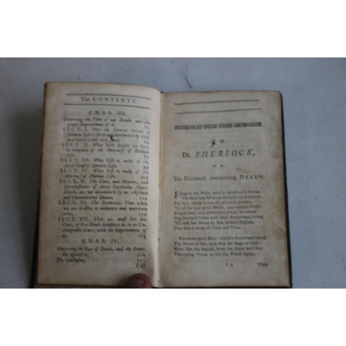 174 - A PRACTICAL DISCOURSE CONCERNING DEATH BY WILLIAM SHAKESPEARE, nineteenth edition, leather bound wit... 