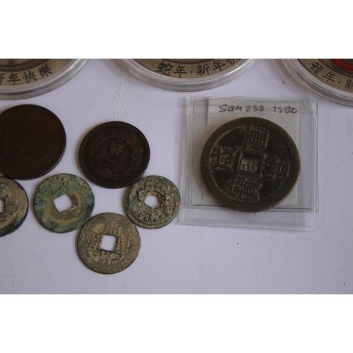 48 - CHINESE AND ORIENTAL INTEREST COINS, to include various early 