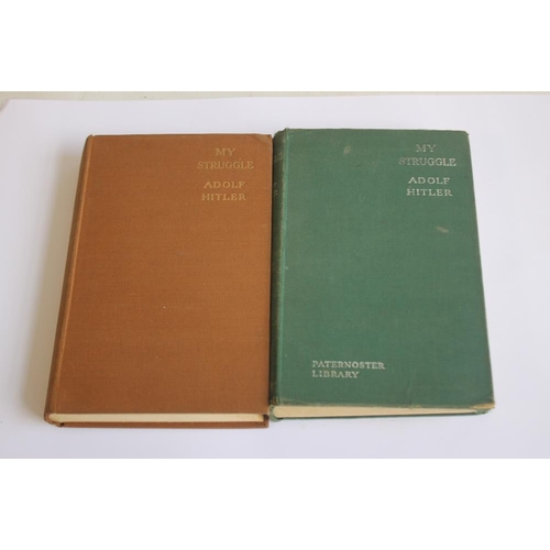 85 - ADOLF HITLER - 'MY STRUGGLE', English translation published by The Paternoster Library, Hurst & Blac... 