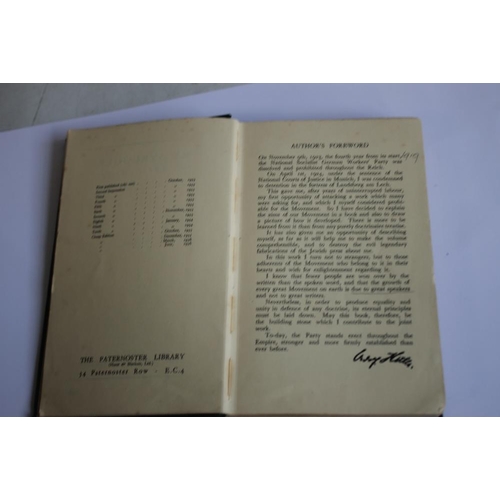 85 - ADOLF HITLER - 'MY STRUGGLE', English translation published by The Paternoster Library, Hurst & Blac... 