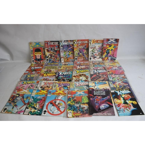 93 - MARVEL X-MEN AND X-FACTOR COMIC BOOKS UK 1980S, to include The Uncanny X-Men 1986/87, Classic X-Men ... 