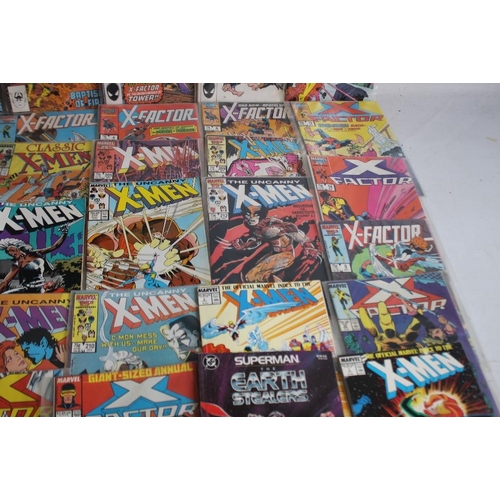 93 - MARVEL X-MEN AND X-FACTOR COMIC BOOKS UK 1980S, to include The Uncanny X-Men 1986/87, Classic X-Men ... 