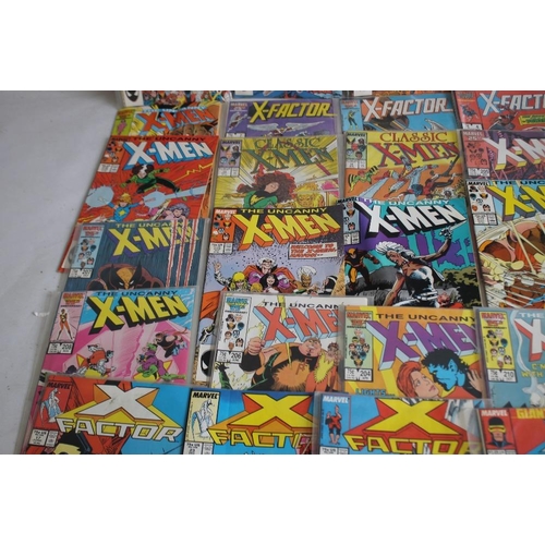 93 - MARVEL X-MEN AND X-FACTOR COMIC BOOKS UK 1980S, to include The Uncanny X-Men 1986/87, Classic X-Men ... 