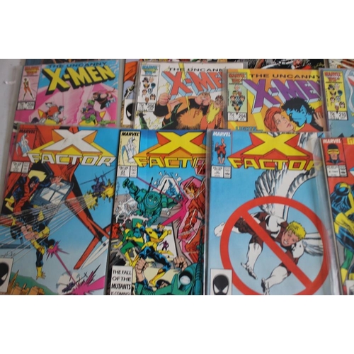 93 - MARVEL X-MEN AND X-FACTOR COMIC BOOKS UK 1980S, to include The Uncanny X-Men 1986/87, Classic X-Men ... 