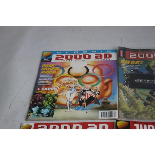 99 - A LARGE QUANTITY OF 2000AD COMICS, mainly 1980s and 1990s, some in sealed packets and a few with fre... 