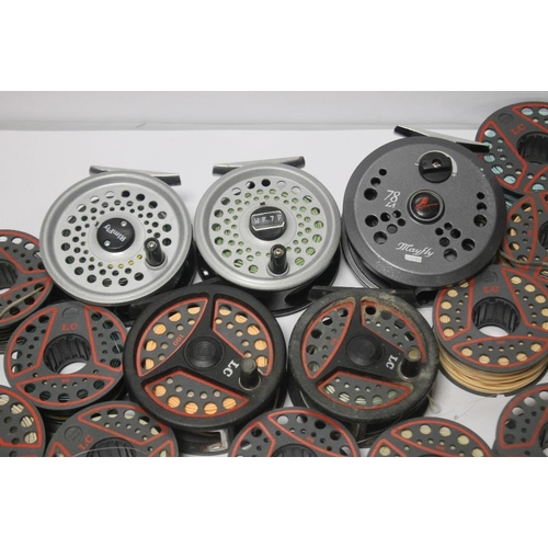 5 LEEDA FLY REELS to include Mayfly, Rimfly, LC 100, and LC