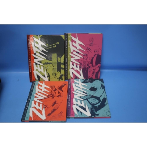 44 - ZENITH PHASE ONE by Grant Morrison & Steve Powell, four volumes published by Rebellion 2014 / 2015