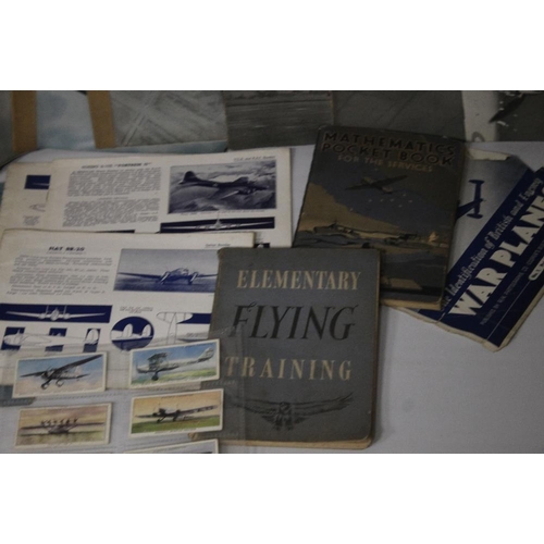 23 - AVIATION INTEREST - A BOX MAGAZINES, BOOKLETS ETC. to include 'Air Training Corps Gazette' 1945,  'A... 