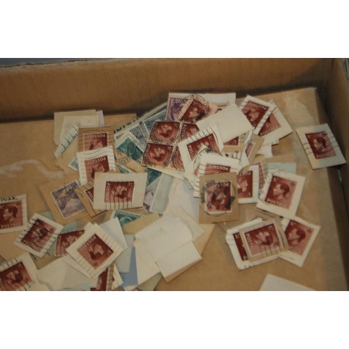 234 - A COLLECTION OF BRITISH AND WORLD STAMPS, to include a small 