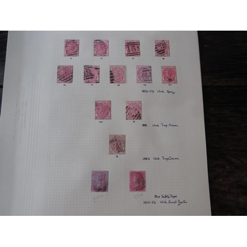 242 - STAMPS - GREAT BRITAIN EMBOSSED/ SURFACE PRINTED RANGE WITH 1867 6d (3) 10d (2) 1/0 POOR TO FINE 2 1... 