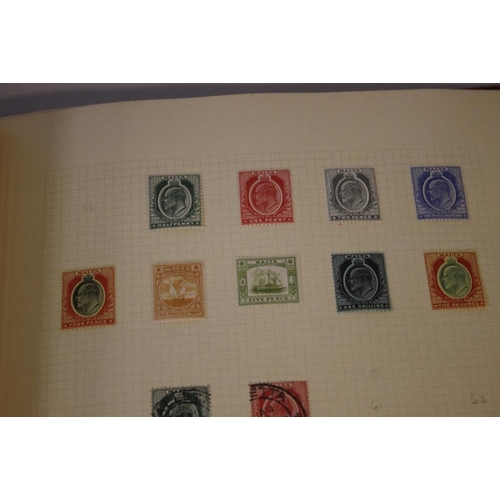 252 - STAMPS - MALTA MANY 100'S FROM 1/2d BUFF (7) ALL APPEAR MINT OR UNUSED, 1885 set (m) 1886 5/= (u) K.... 