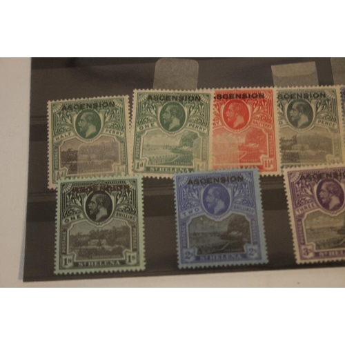 257 - STAMPS - ASCENSION S.G 1-9 1922 SET FINE LIGHTLY MOUNTED MINT S.G £325