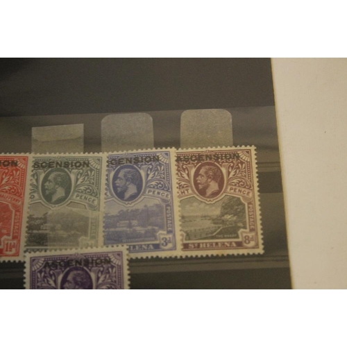 257 - STAMPS - ASCENSION S.G 1-9 1922 SET FINE LIGHTLY MOUNTED MINT S.G £325