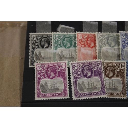 258 - STAMPS - ASCENSION S.G 10-20 1924 SET FINE LIGHTLY MOUNTED MINT S.G £350