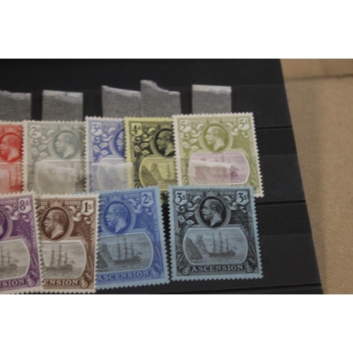 258 - STAMPS - ASCENSION S.G 10-20 1924 SET FINE LIGHTLY MOUNTED MINT S.G £350