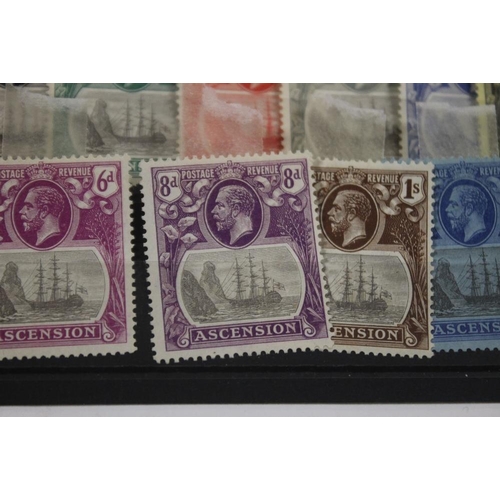 258 - STAMPS - ASCENSION S.G 10-20 1924 SET FINE LIGHTLY MOUNTED MINT S.G £350