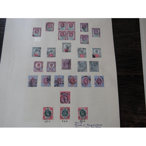 262 - STAMPS - GREAT BRITAIN K.Ed 7th RANGE TO £1 (2) MAINLY FU WITH LARGE RANGE SHADES