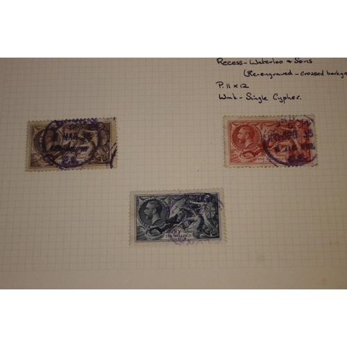 263 - STAMPS - GREAT BRITAIN KG5 RANGE WITH 1911 RAGE INCLUDING BLOCKS OF 12 , 1912-22 exclusive shades (m... 