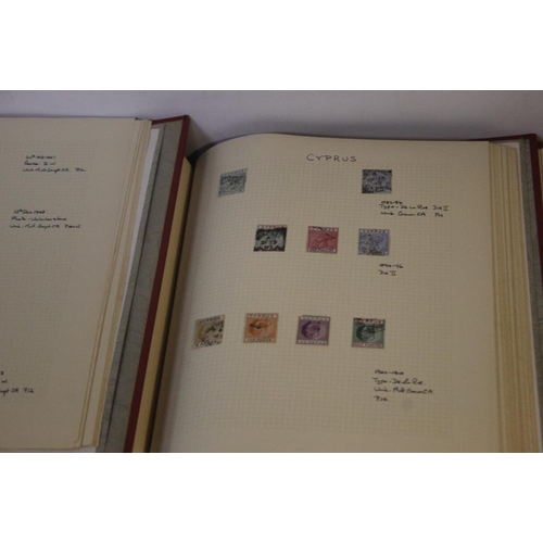 265 - STAMPS - G.B-E COMMONWEALTH MANY 100'S IN 6 ALBUMS WITH BETTER MATERIAL, including Autigua KG5 to 2/... 