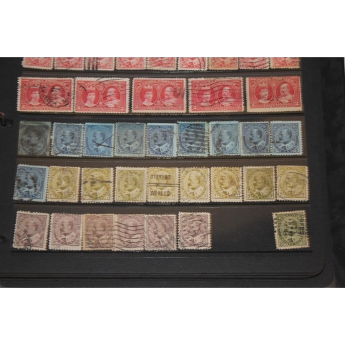 266 - AN ALBUM OF EDWARD VII STAMPS, BRITISH AND COMMONWEALTH ISSUES, to include some un-used examples