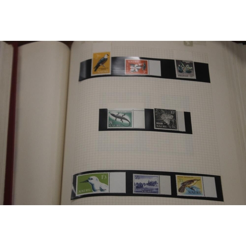 267 - SEVEN ALBUMS OF STAMPS AND COVERS COMMONWEALTH / ISLANDS, many mint, to include Winston Churchill al... 