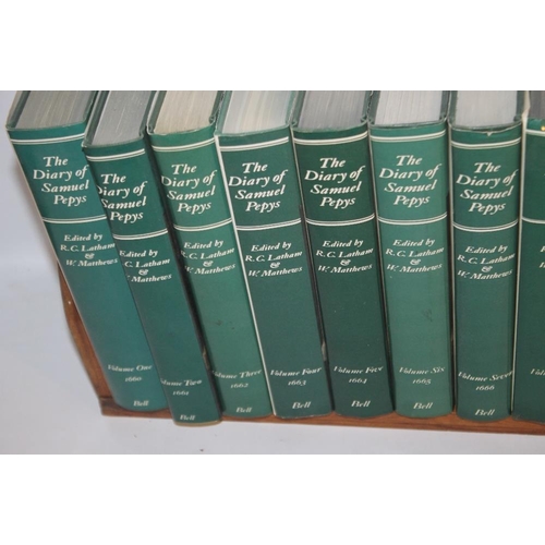 27 - THE DIARY OF SAMUEL PEPYS', eleven volume set edited by Robert Latham & William Matthews, published ... 