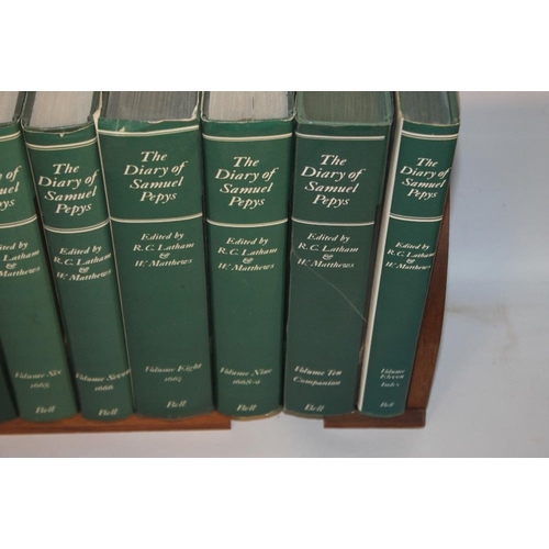 27 - THE DIARY OF SAMUEL PEPYS', eleven volume set edited by Robert Latham & William Matthews, published ... 