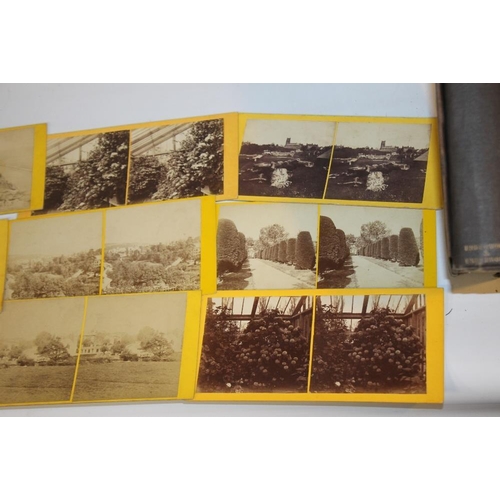 271 - A QUANTITY OF STEREOSCOPE CARDS, to include 