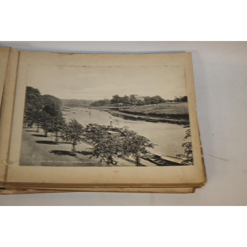 273 - CHESTER INTEREST EDWARDIAN PHOTOGRAPH ALBUM (DISBOUND), containing various views of scenes of Cheste... 